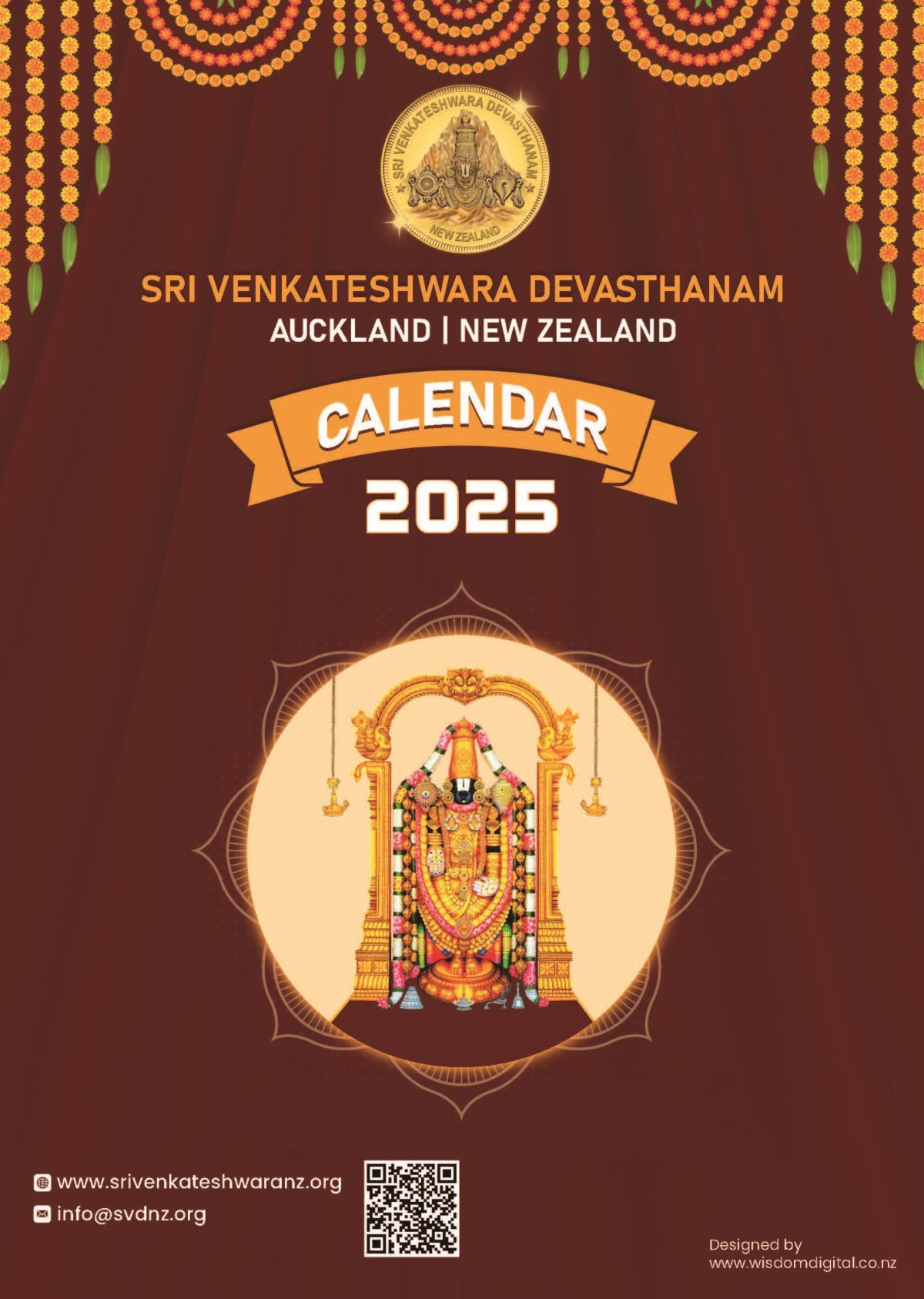 Venkateshwara Temple Trust first Wall Calendar 2024